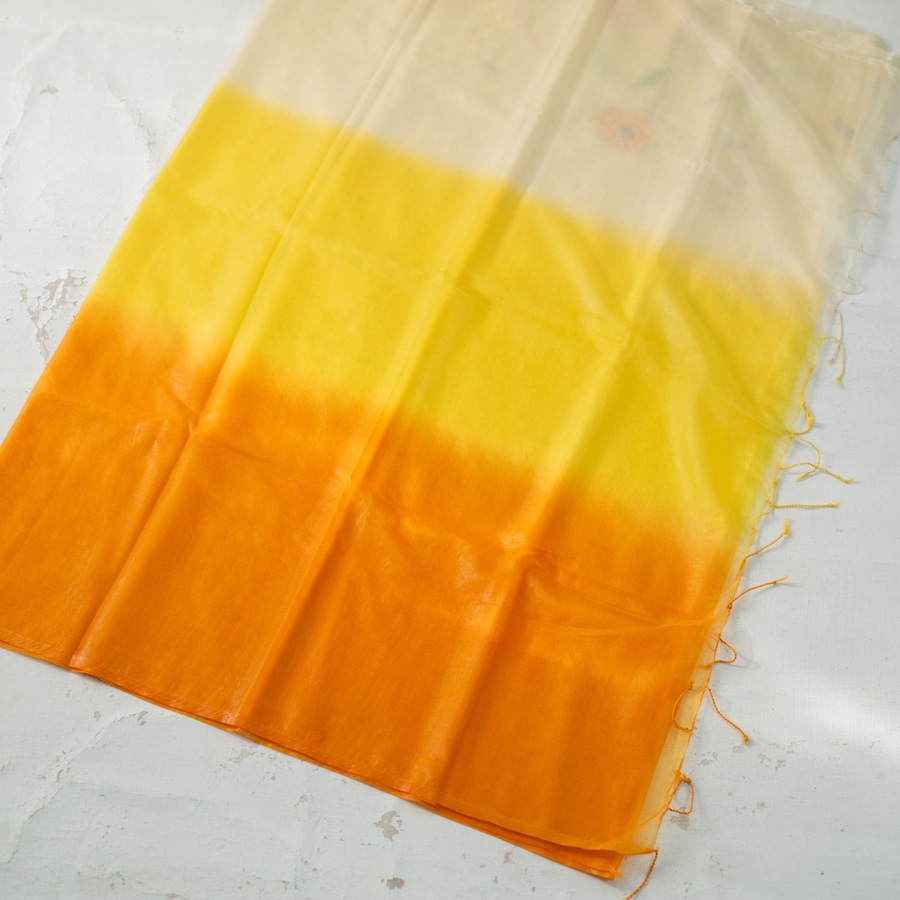 shop Organza Embroidered Saree