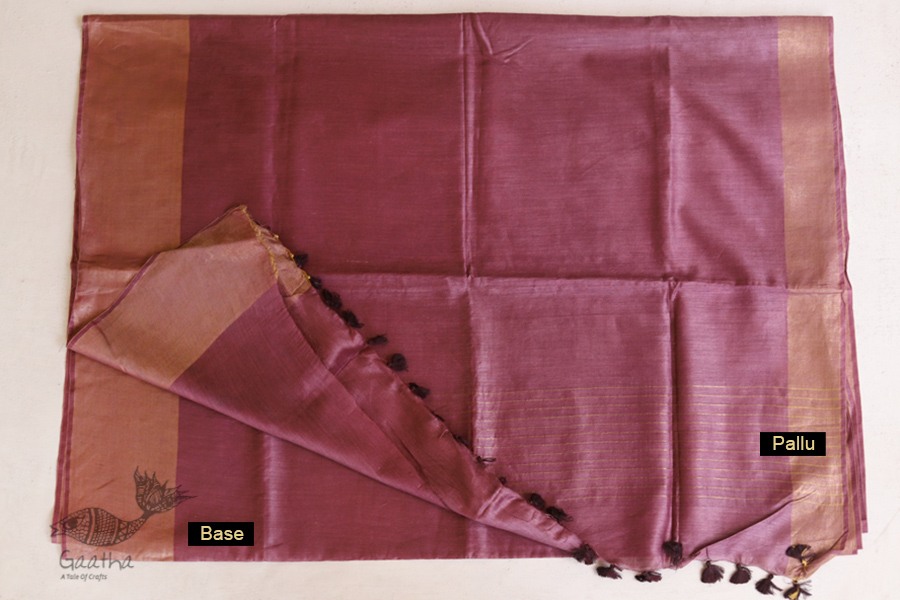 वैशाली ❂ Bhagalpuri Munga Silk Saree  ❂ 21