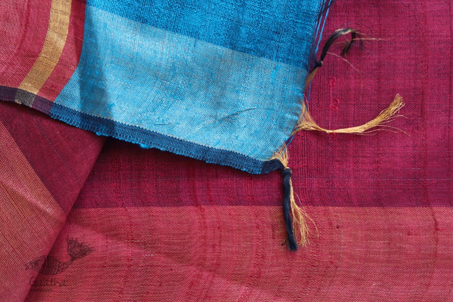 वैशाली ❂ Bhagalpuri Ghicha Raw Silk Saree  ❂ 24