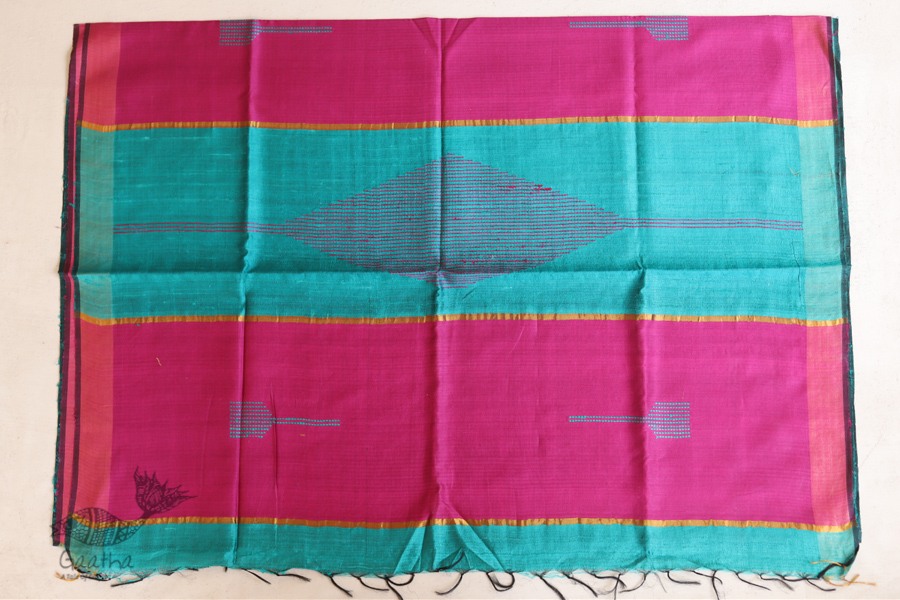 वैशाली ❂ Bhagalpuri Ghicha Raw Silk Saree  ❂ 30