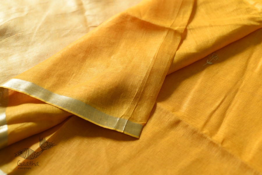 shop Handloom Tissue Linen Saree