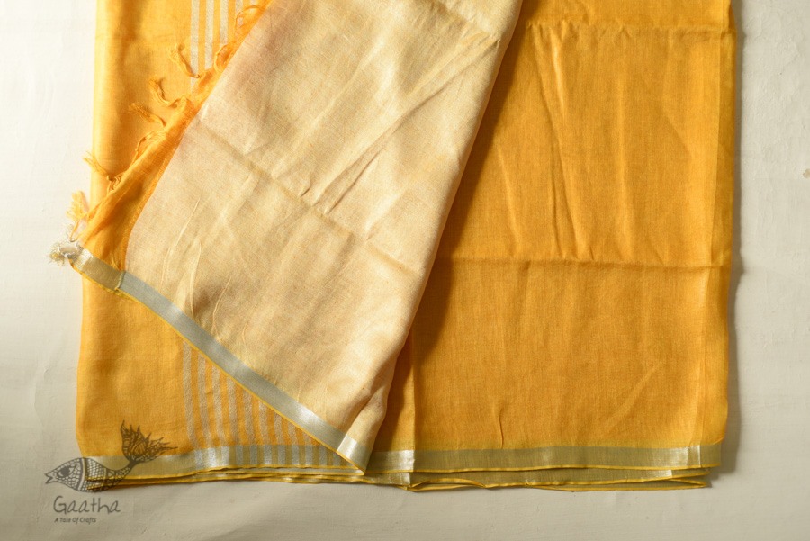 shop Handloom Tissue Linen Saree