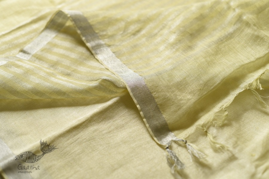 shop Handloom Tissue Linen Saree