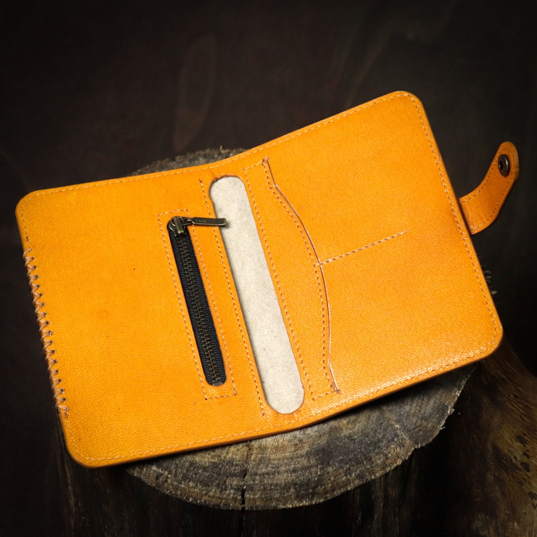 shop Leather ~ Travel Wallet - Indigo