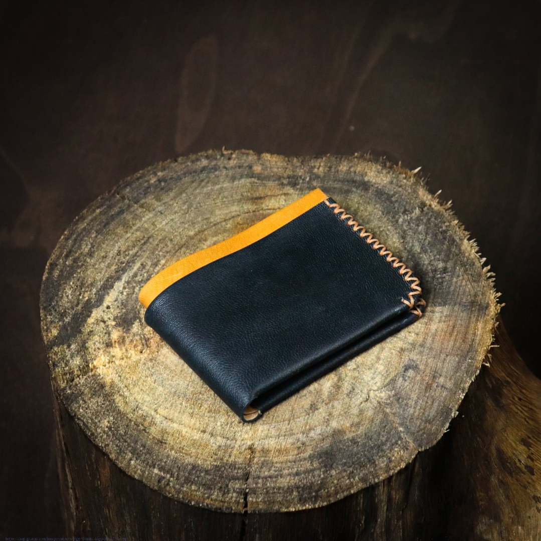 shop Leather ~ Classic Wallet - Indigo