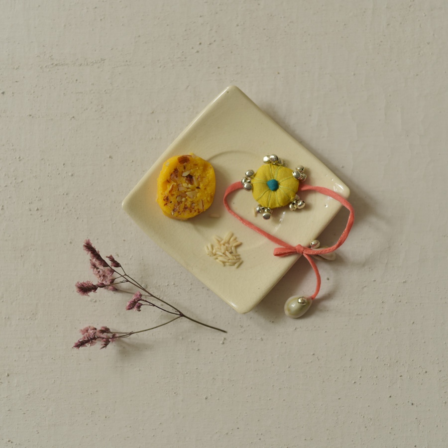 Shop Handmade Bhai Bhabhi Rakhi Set