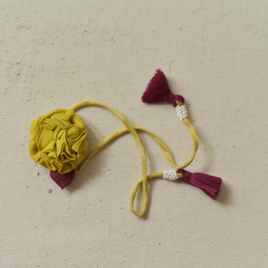 Shop Handmade Fabric Bhai Bhabhi Rakhi Set