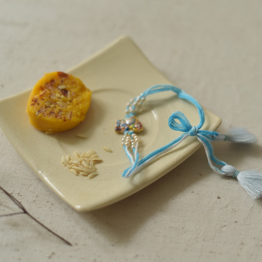 Shop Handmade Bhai Bhabhi Rakhi Set