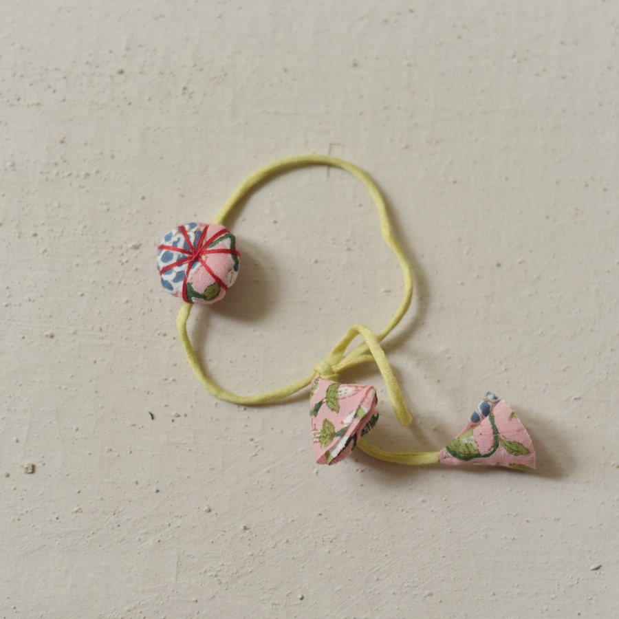 Shop Handmade Cotton Fabric Rakhi - Bhai Bhabhi Rakhi Set