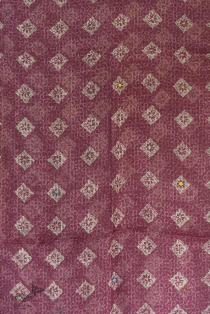 kota silk embroidered stole