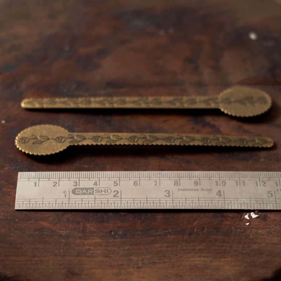 shop Hand Embroidered Floral scale bookmark (Two Color Options Black / Pink)