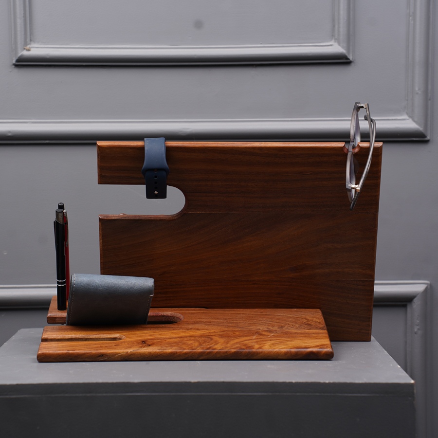 Online Handmade Wooden Desk Organiser