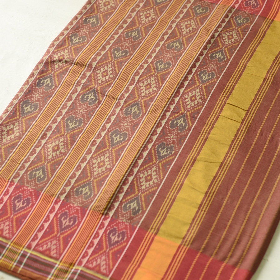 shop Patola cotton Handwoven Saree -  A