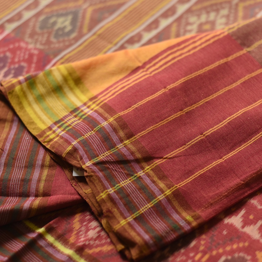shop Patola cotton Handwoven Saree -  A