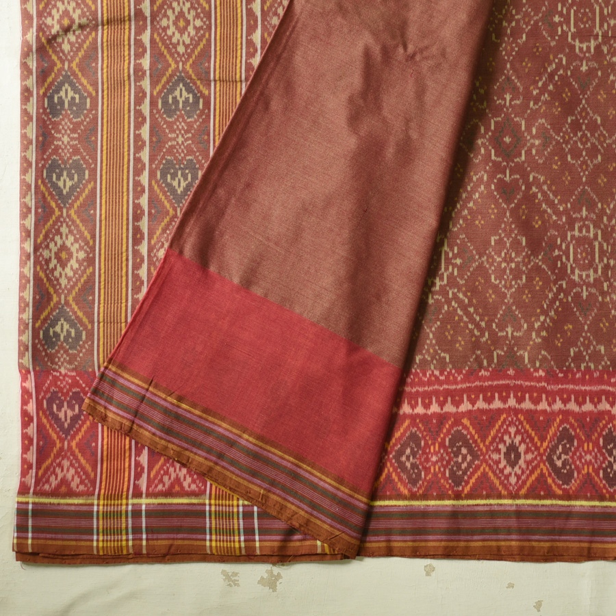 shop Patola cotton Handwoven Saree -  A
