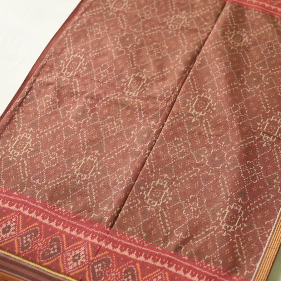 shop Patola cotton Handwoven Saree -  A