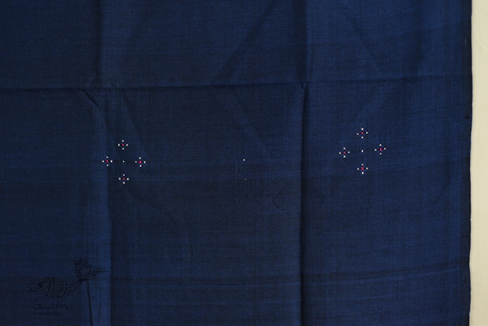 shop tangaliya cotton stole Blue