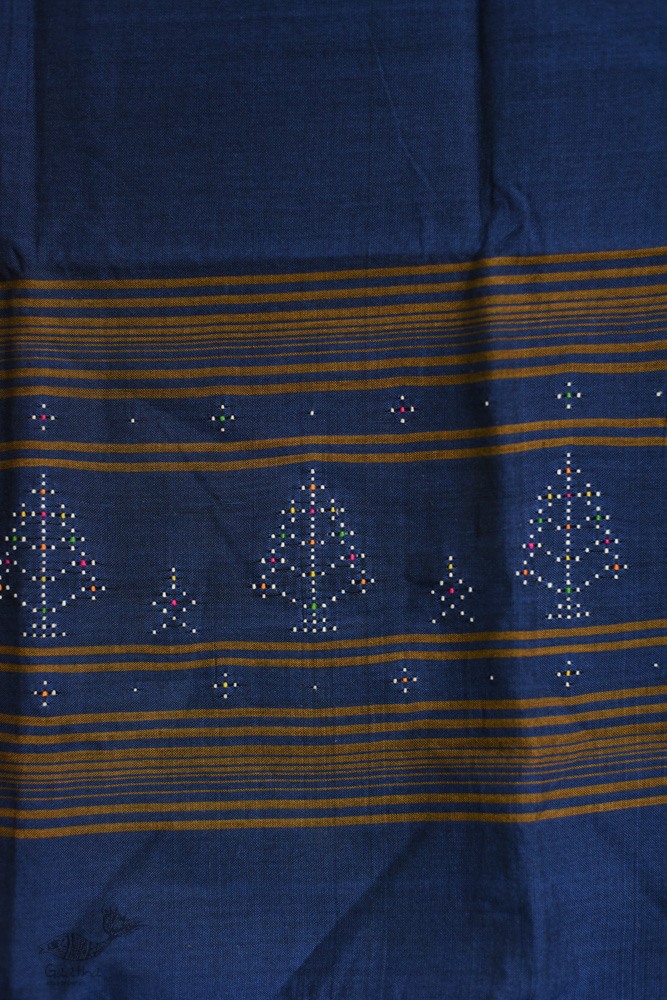 shop tangaliya cotton stole Blue