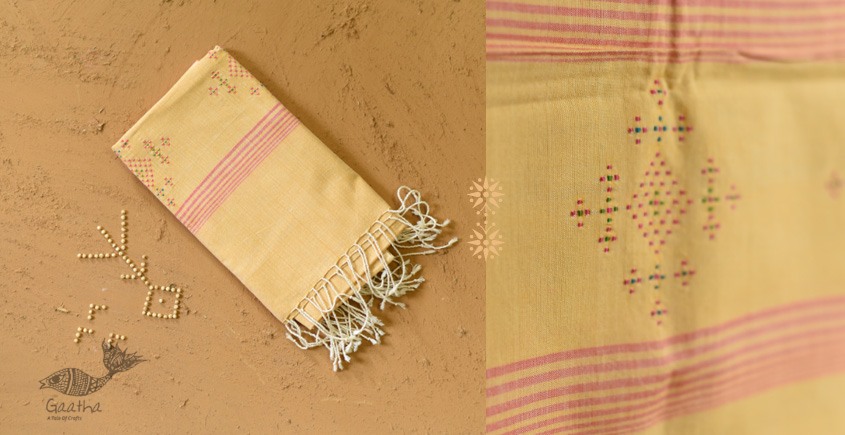 shop Tangaliya Woven Cotton Stole