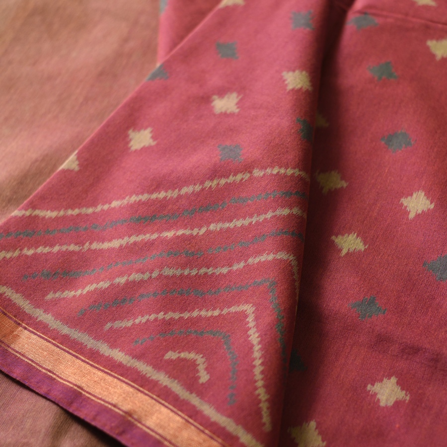 shop Patola cotton Handwoven Saree - 
