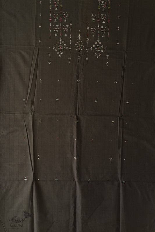 shop Cotton Tangaliya kurti Material Sparrow Motif