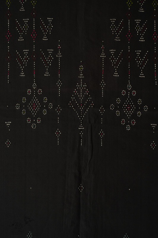 shop Cotton Tangaliya kurti Material Sparrow Motif