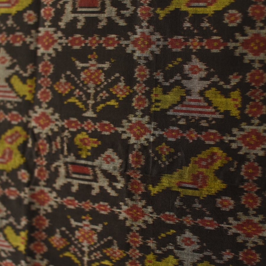 shop Handloom Cotton patola ikat dupatta Elephant Motif