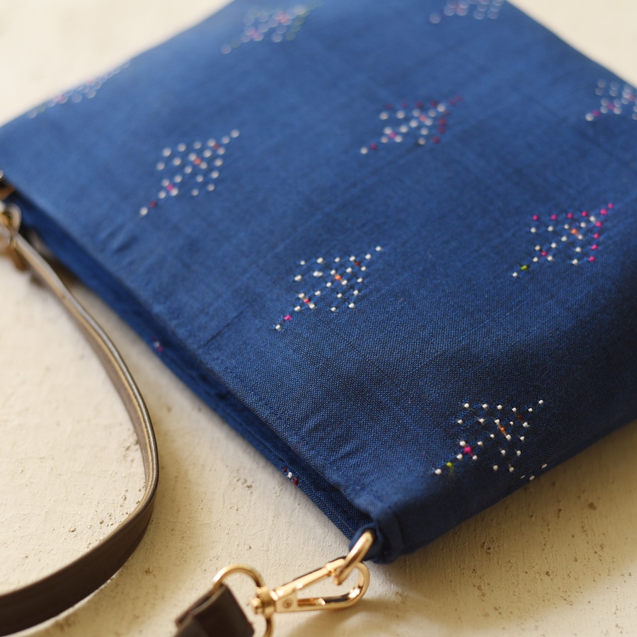 shop Tangaliya Blue Sling Bag