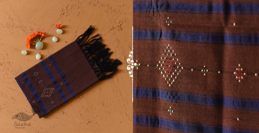 shop Tangaliya - Handwoven Cotton Stole