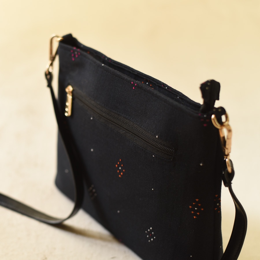 shop Tangaliya Black Sling Bag