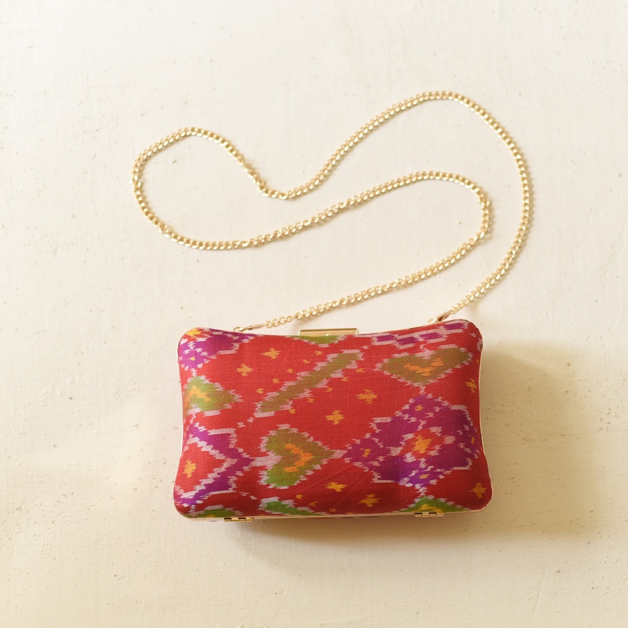 shop Patola Clutch Purse / red Sling Bag