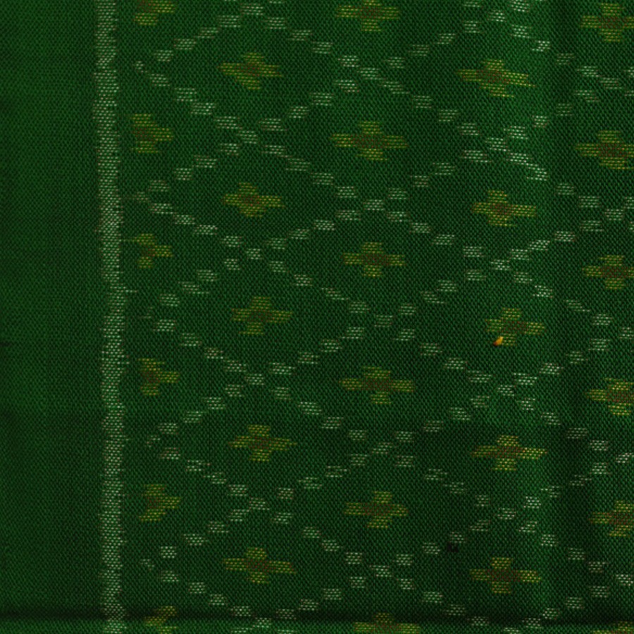 shop Handwoven Woolen Ikat Patola Shawl- Green