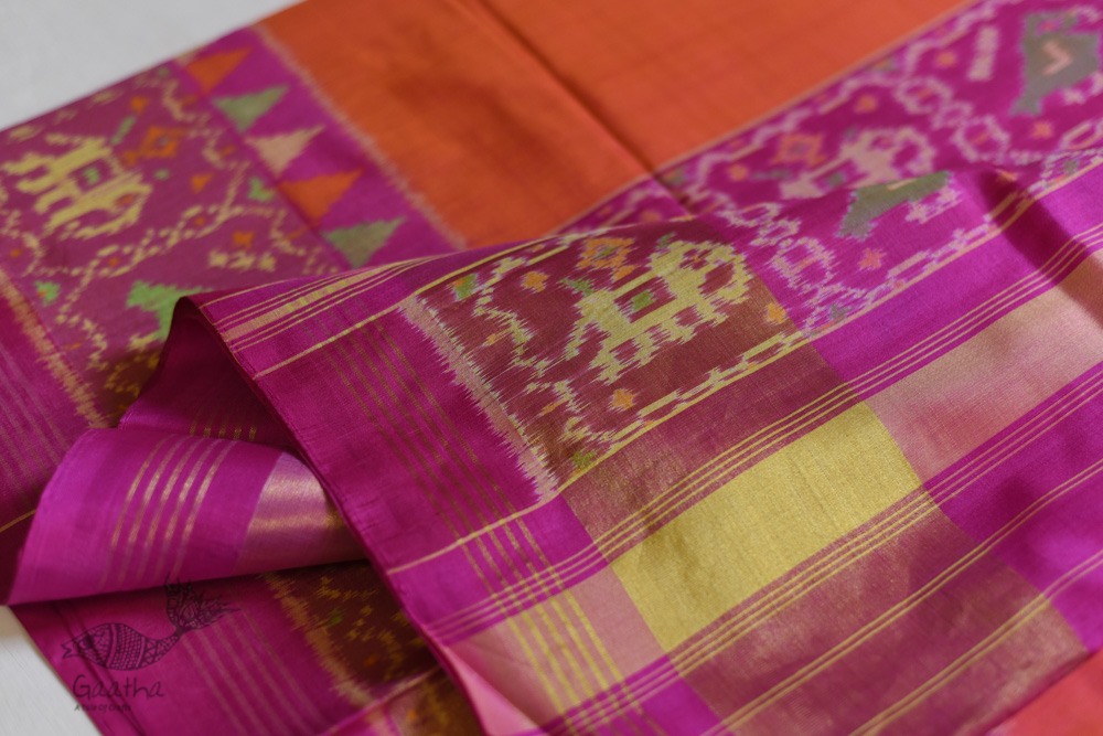 shop Patola Silk Handwoven saree