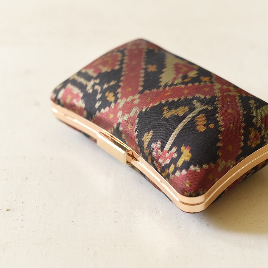 shop Patola Clutch black Purse / Sling Bag