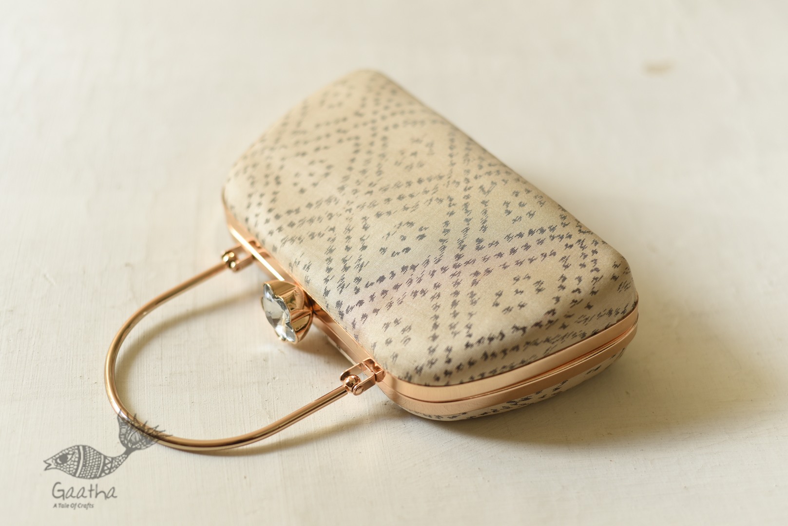 shop handmade Patola Silk Purse / Sling Off White Bag 