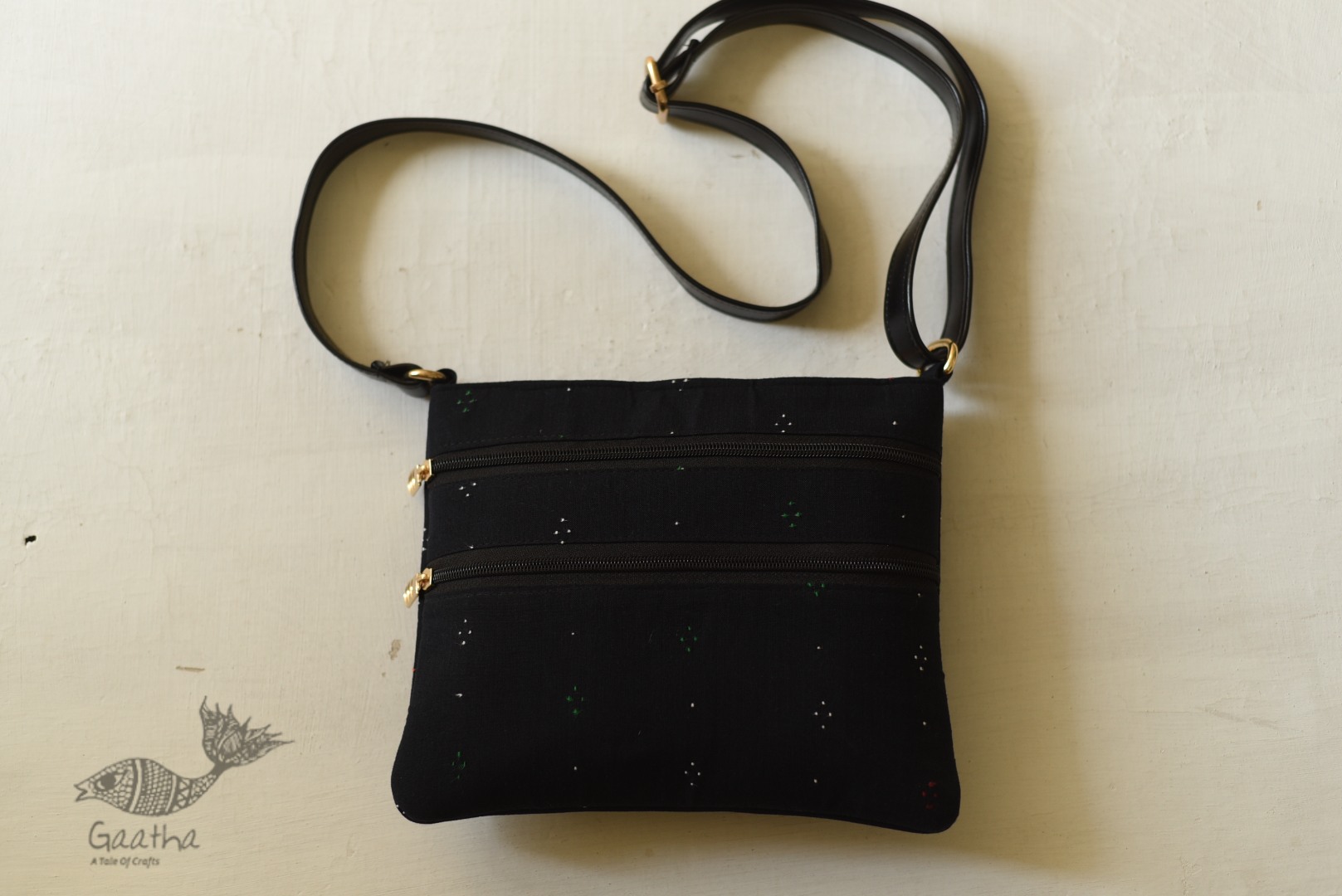 shop Tangaliya Sling Bag - Black 