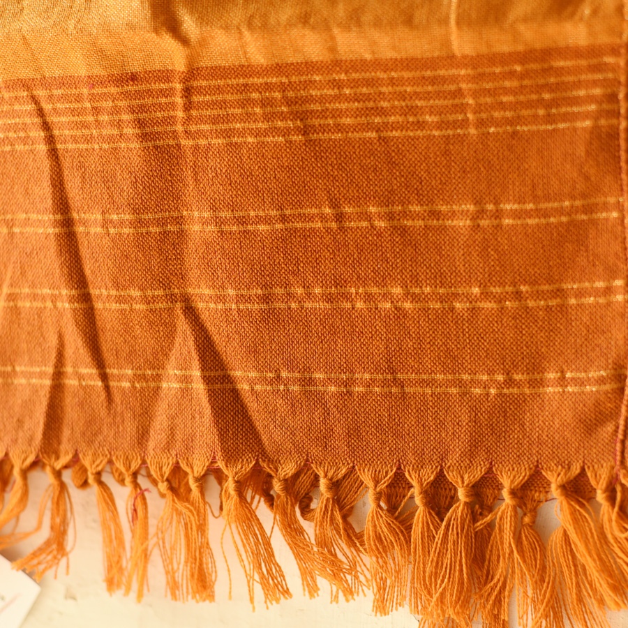 shop Woolen Patola Muffler ~ Mustard