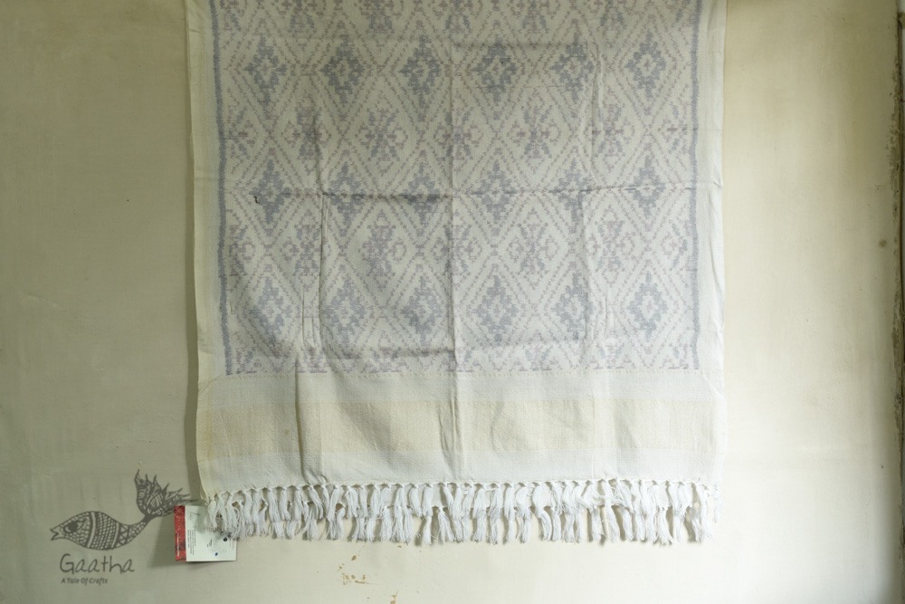 shop patola woolen shawl Off White