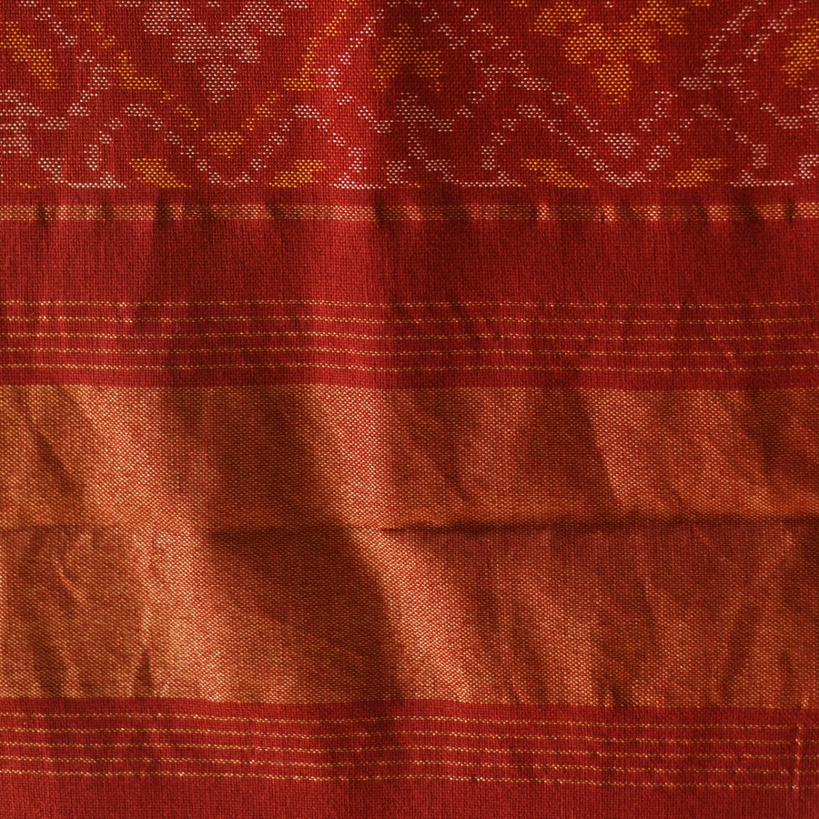 shop Woolen Patola Muffler ~ Maroon Diamond 