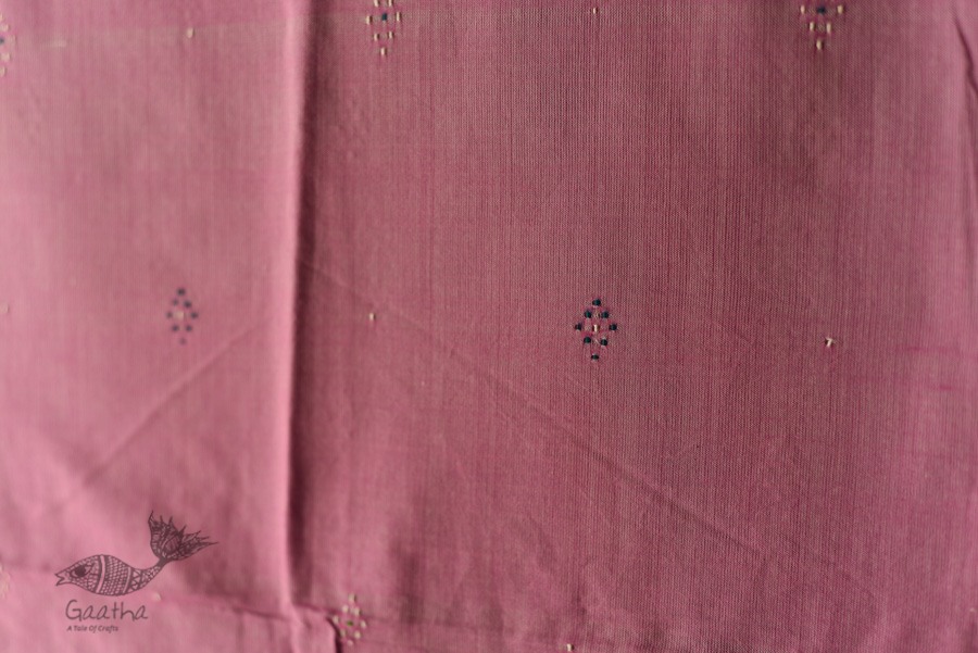 shop Handwoven Tangaliya Cotton Lavender Stole