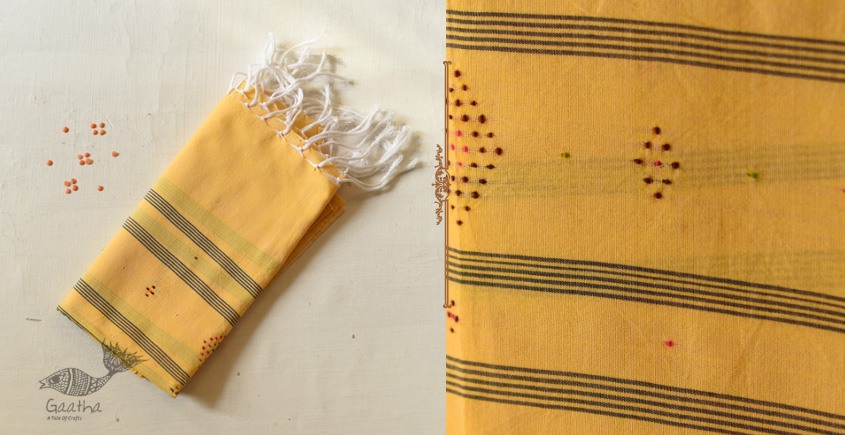 shop Handwoven Tangaliya Cotton Stole