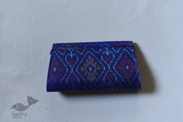 shop handmade Patola Purse / Sling Blue Bag 