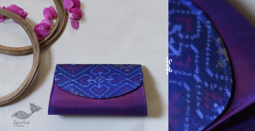 shop handmade Patola Purse Pink & Blue Bag 