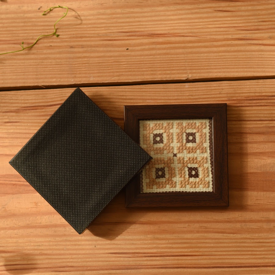 buy Cross Stitch Coaster Set OF Four