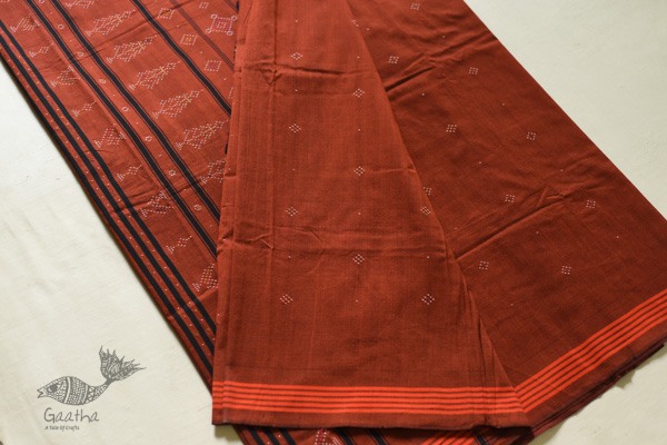 Tangaliya Handwoaven Cotton Saree