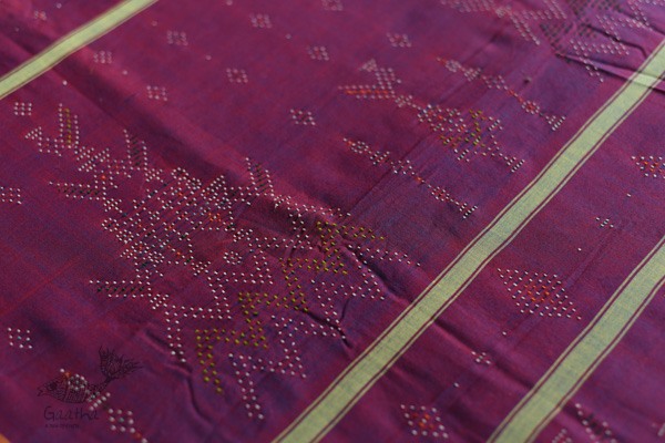 Tangaliya Handwoaven Cotton Saree