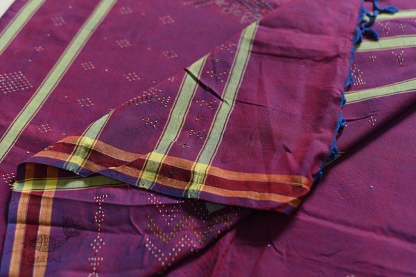 Tangaliya Handwoaven Cotton Saree