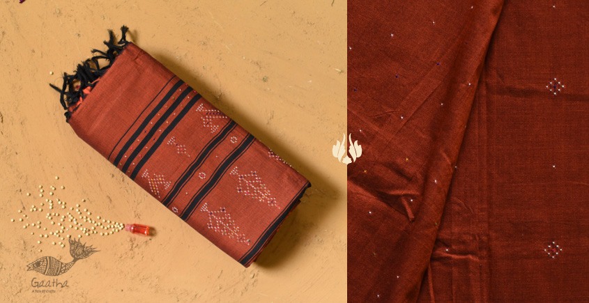 Tangaliya Handwoaven Cotton Saree