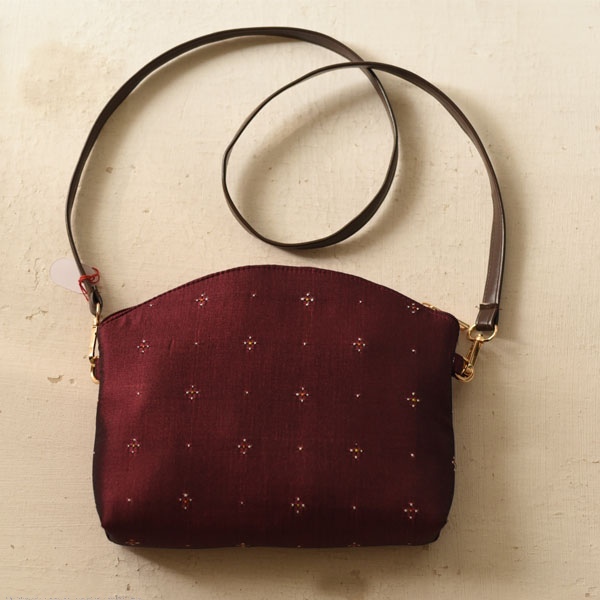 shop Tangaliya Sling Bag - Maroon