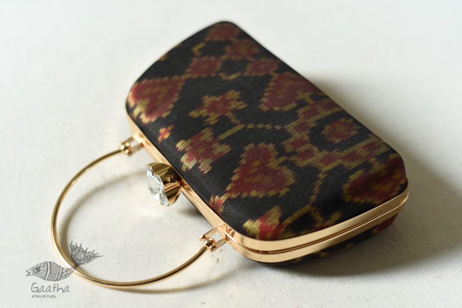 shop handmade Patola Purse / Sling Bag - Golden Orange